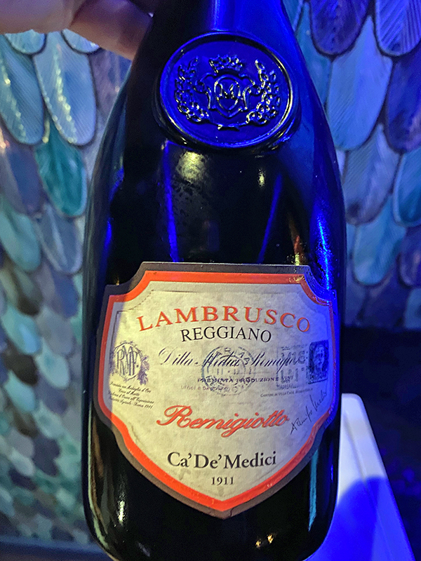 Lambrusco Reggiano Amabile Remigiotto Ca' dei Medici