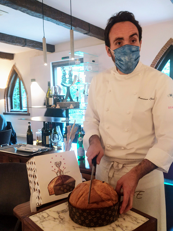 Lo chef Francesco Sposito e il suo panettone