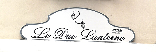 Insegna Le Due Lanterne