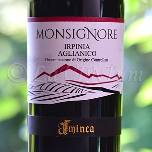 Irpinia Aglianico Monsignore 2019 Aminea