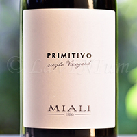 Primitivo Single Vineyard 2018 Miali
