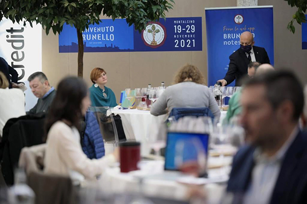 sala degustazione Benvenuto Brunello 2021