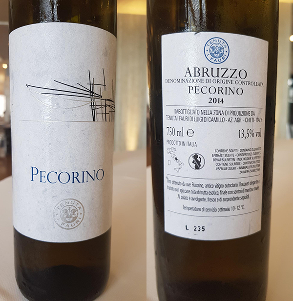 Abruzzo Pecorino 2014 Tenuta I Fauri