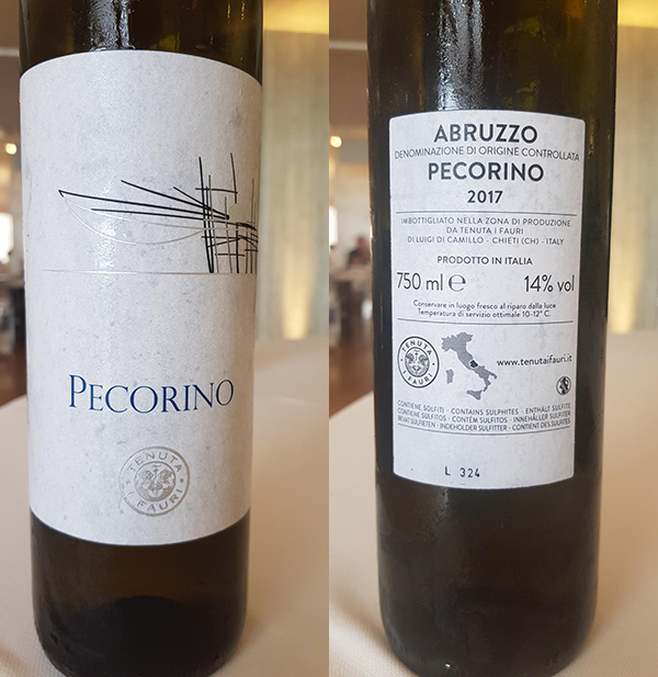 Abruzzo Pecorino 2017 Tenuta I Fauri