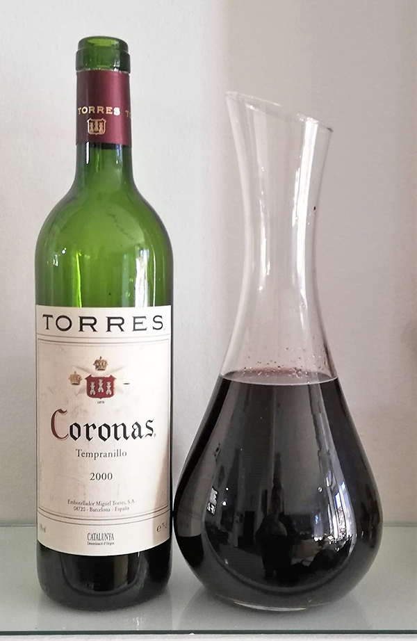 Tempranillo Coronas 2000 Torres