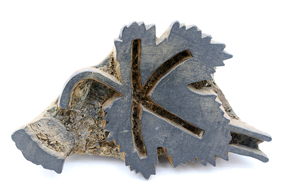 Stampo per stoffa: foglia di vite