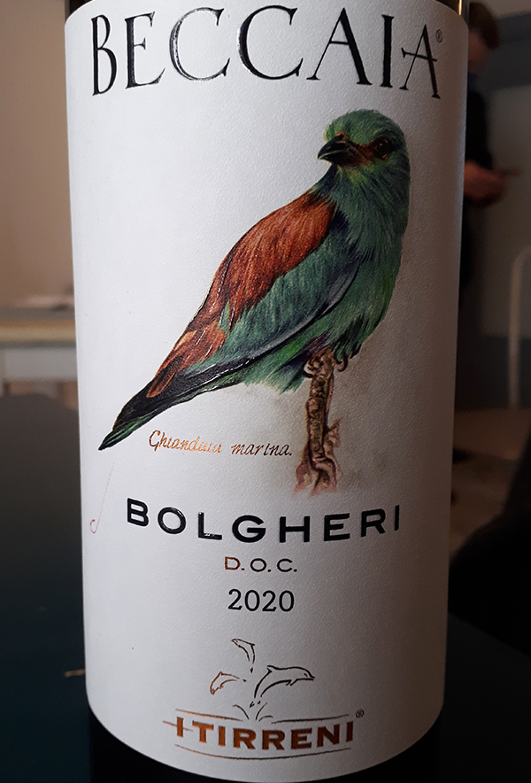 Bolgheri Rosso Beccaia 2020 I Tirreni