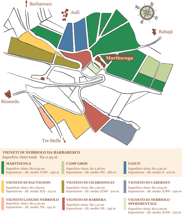 mappa MGA Martinenga