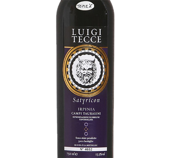 Irpinia Campi Taurasini Rosso Satyricon 2014