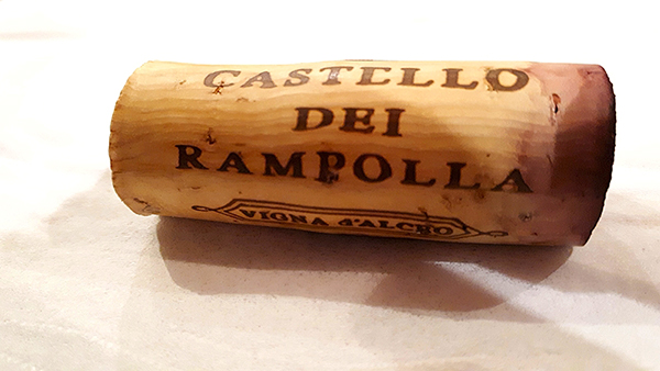 tappo Vigna d'Alceo 1997 Castello dei Rampolla