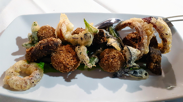 Fritto misto di quinto quarto di Manzetta maremmana