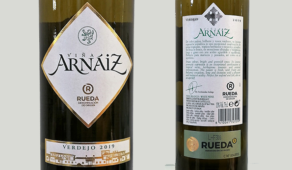 D.O. Rueda Verdejo 2019 - Vinã Arnáiz