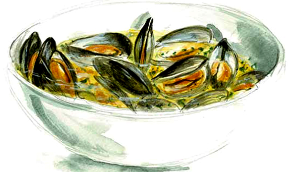 Zuppetta di Moscioli selvatici di Portonovo