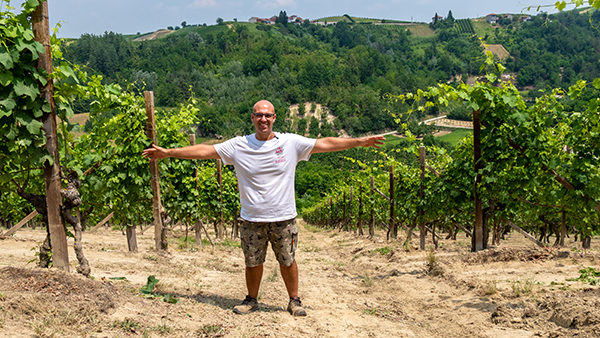 Enrico in vigna