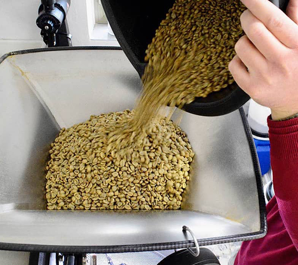 la tostatura del caffè verde