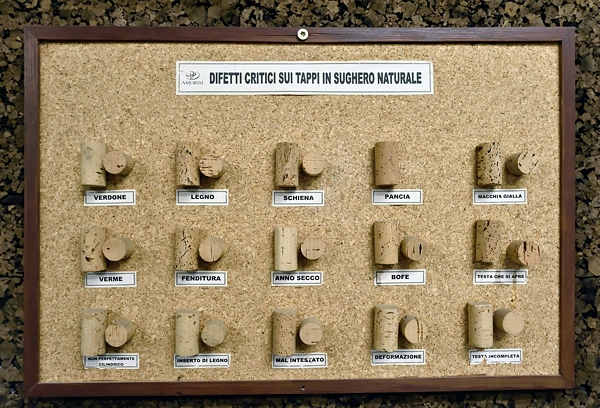 Amorim, possibili difetti del tappo in sughero