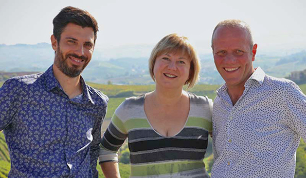 Mauro e Daniela con il nipote Angelo