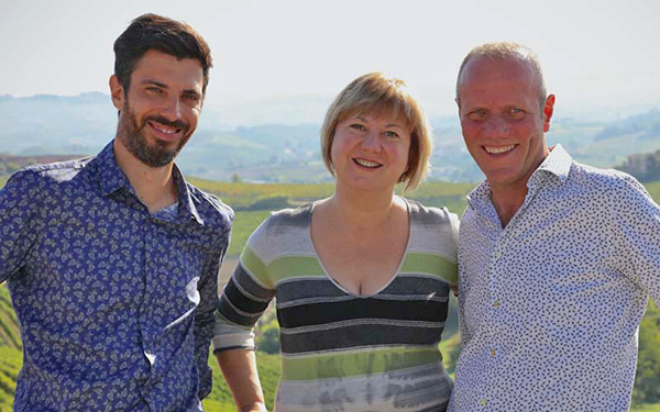 Mauro e Daniela con il nipote Alessandro