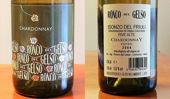 Isonzo del Friuli Chardonnay Rive Alte 2004 Ronco del Gelso