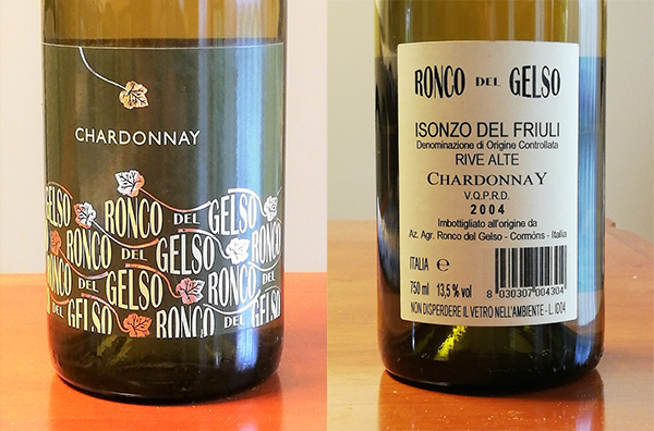 Isonzo del Friuli Chardonnay Rive Alte 2004 Ronco del Gelso