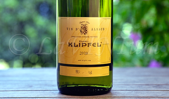 Vin d'Alsace Riesling 2020 Eugène Klipfel