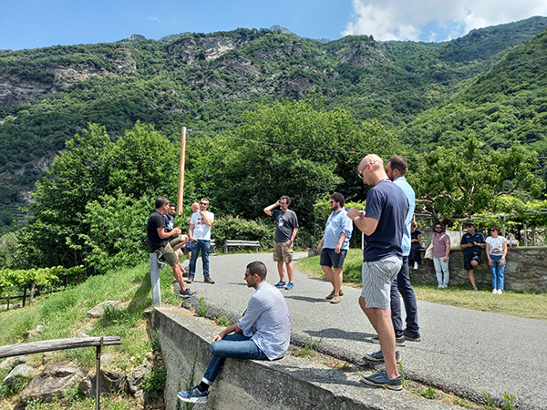 I giornalisti invitati a Carema
