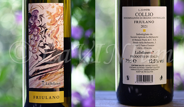 Collio Friulano 2021 La Bellanotte
