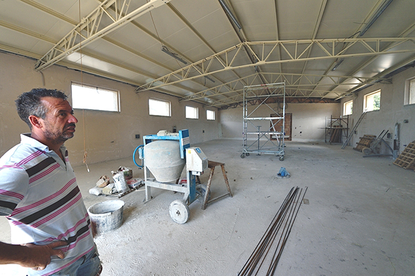 La cantina di vinificazione