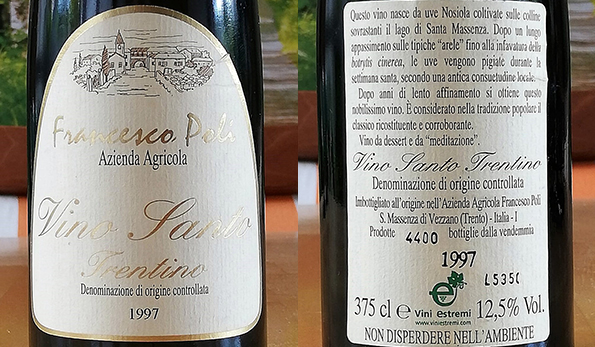 Vino Santo Trentino 1997 Francesco Poli