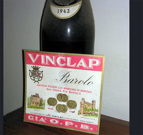 Barolo Vinclap 1943 Marchesi di Barolo