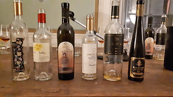 Le Malvasie passite in degustazione