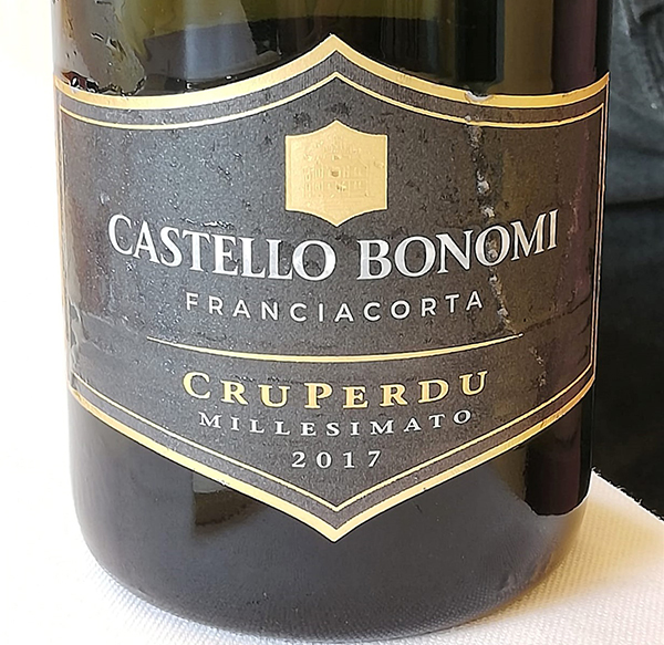 Franciacorta Brut CruPerdu Millesimato 2017 Castello Bonomi