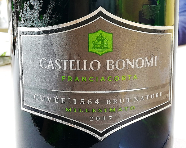 Franciacorta Cuvée 1564 Brut Nature Millesimato 2017 Castello Bonomi