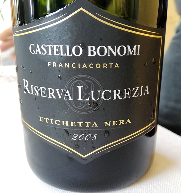 Franciacorta Riserva Lucrezia Etichetta Nera 2008 Castello Bonomi
