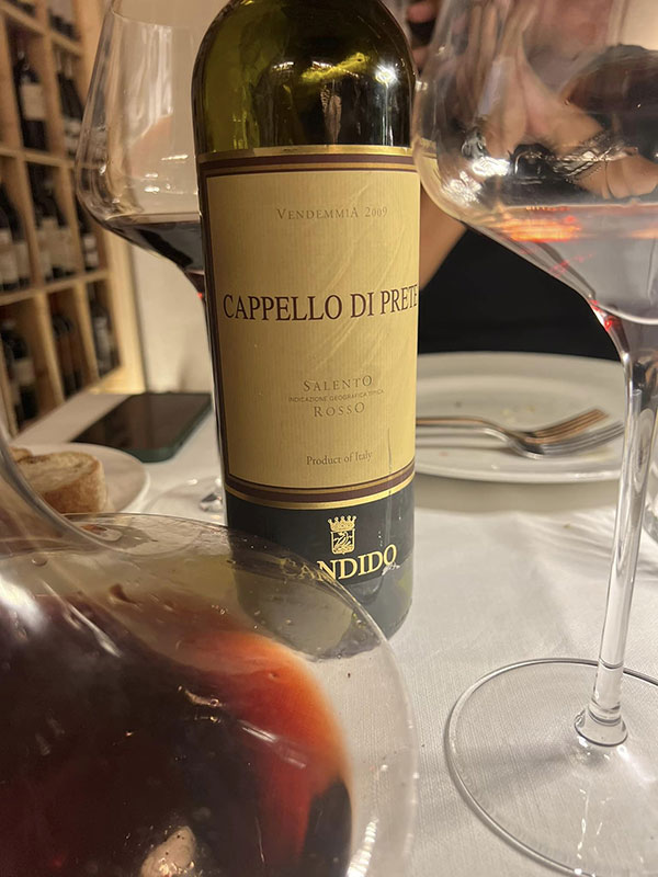 Cappello del Prete 2009 Candido