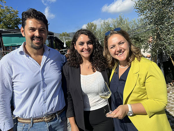 Giuseppe, Maria Paola e Benny Sorrentino