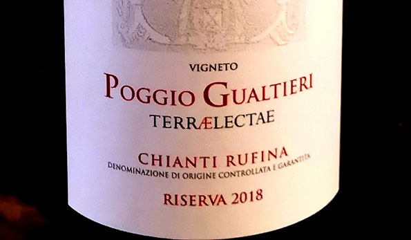 Chianti Rufina Riserva Terraelectae Vigneto Poggio Gualtieri 2018 Grignano