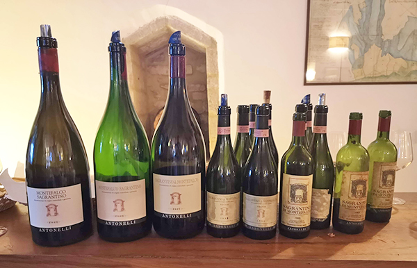 Verticale Sagrantino di Montefalco Antonelli