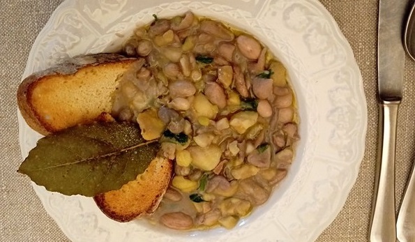 Zuppa di Borlotti e Castagne