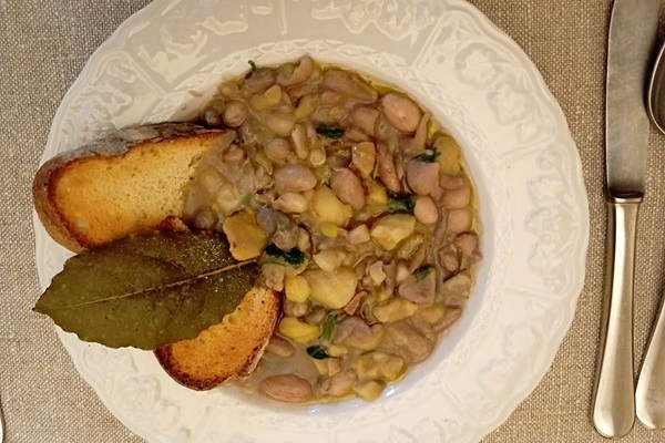 Zuppa di Borlotti e Castagne