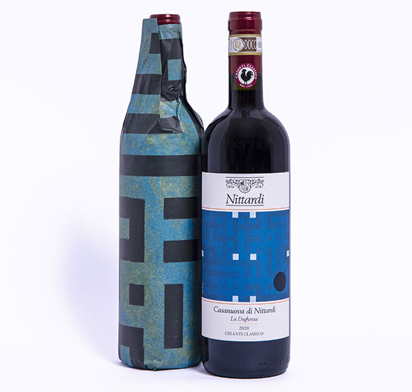 Chianti Classico La Doghessa 2020, etichetta di Olle Borg con carta seta