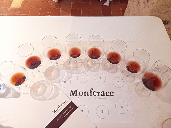 Monferace in degustazione