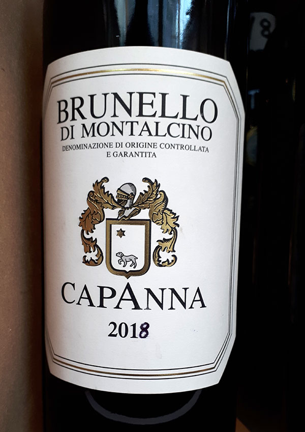 Brunello di Montalcino 2018 Capanna
