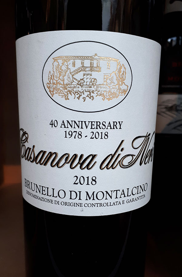 Brunello di Montalcino 2018 Casanova di Neri