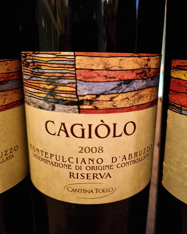 Cagiòlo 2008 Cantina Tollo