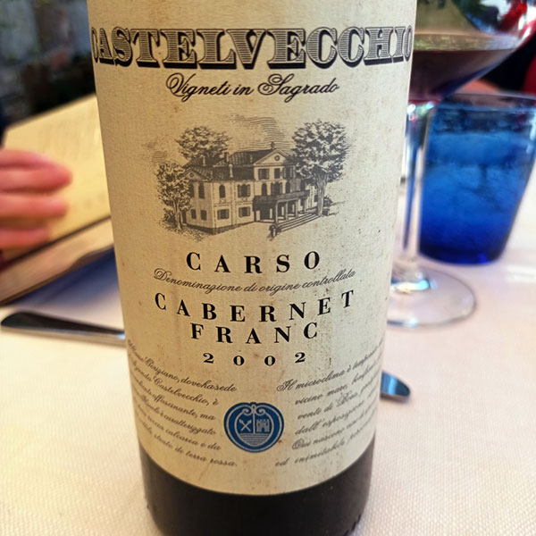 Carso Cabernet Franc 2002 Castelvecchio