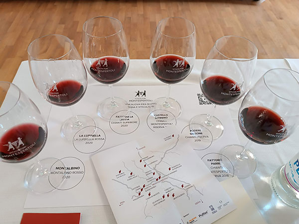 Tasting vini Montespertoli