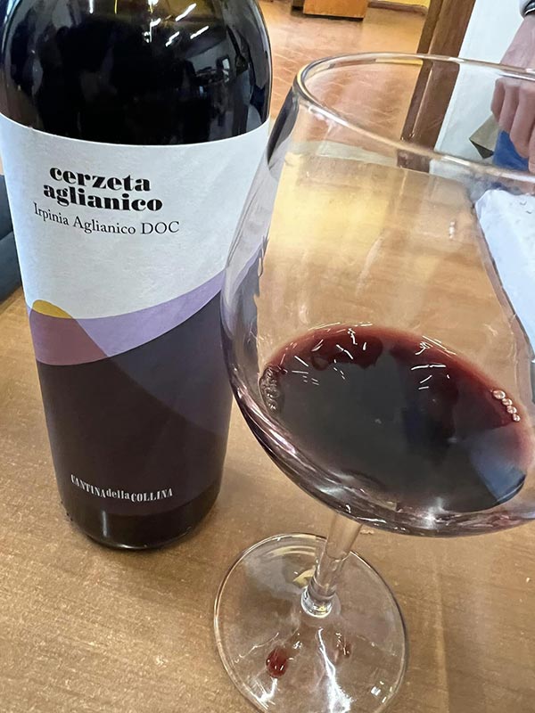 Campania IGT Cerzeta Aglianico Cantina della Collina