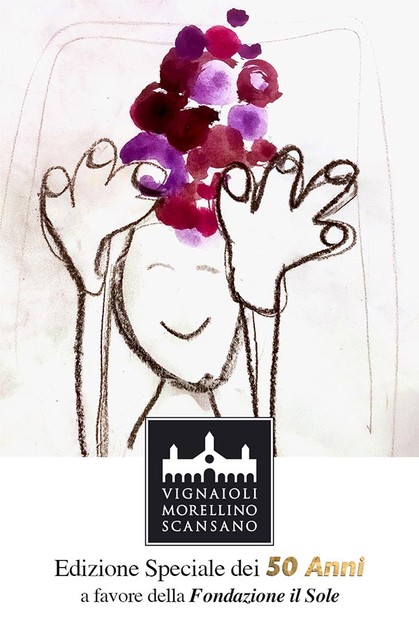 Etichetta Morellino di Scansano Docg Roggiano 50 anni