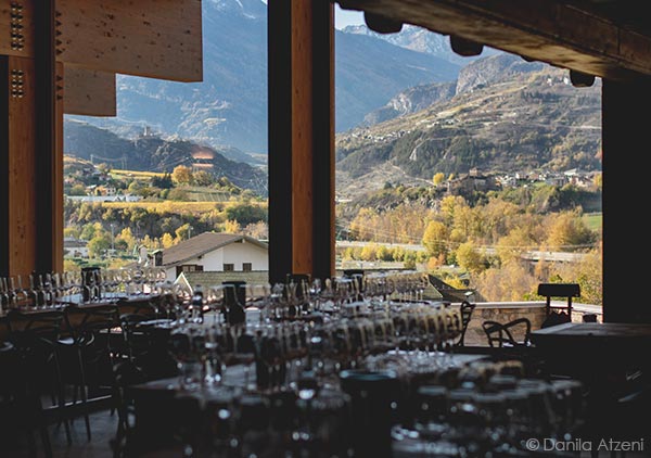 Rifugio del Vino dell’Azienda Les Cretes